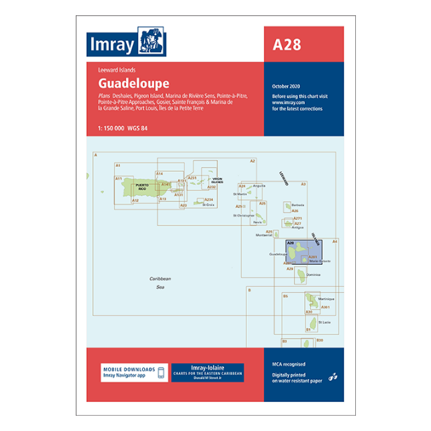Imray A 28 - Guadeloupe